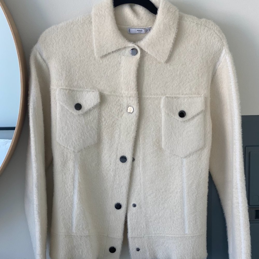 MANGO SHERPA TRUCKER JACKET